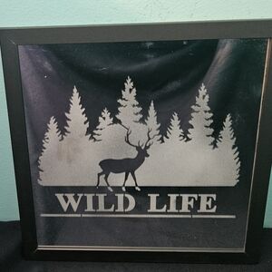 Wild Life Black Framed Wall Art